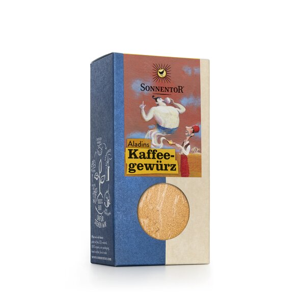 Aladins Kaffeegewürz bio 25 g, Packung