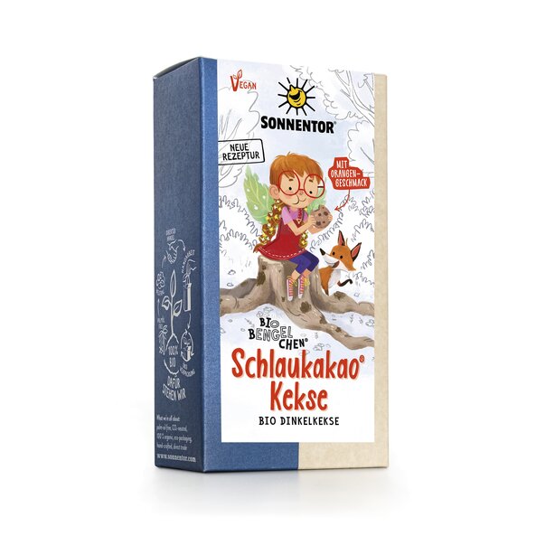 Schlaukakao Kekse mit Kokosblütenzucker Bio-Bengelchen® bio 125 g, Packung