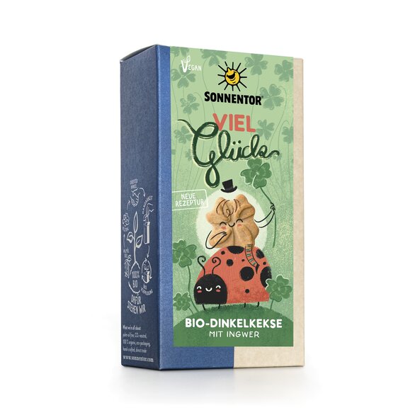 Viel Glück! Kekse bio 100 g, Packung