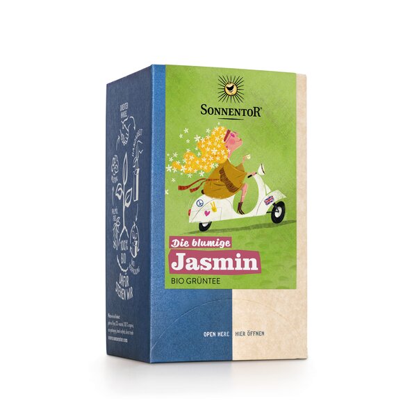 Grüntee Jasmin bio, Doppelkammerbeutel