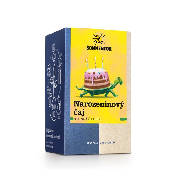 Narozeninový čaj bio 27g porc.dvoukomorový